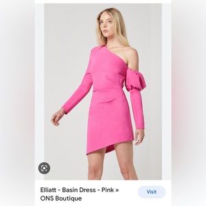 ELLIATT Pink Basin Dress (Size: M)